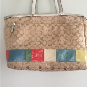 Coach diaper bag euc
